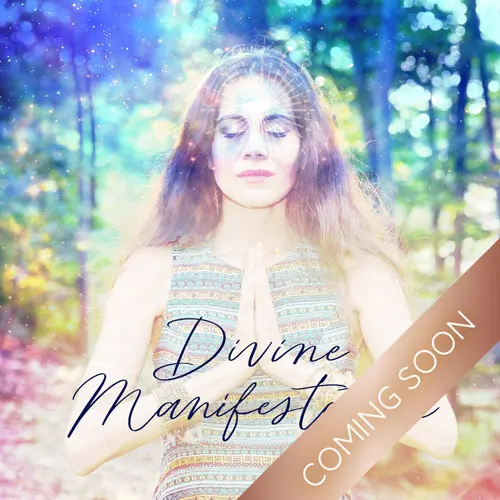 Coming-soon-Banner des Freebies "Divine Manifestation Meditation"