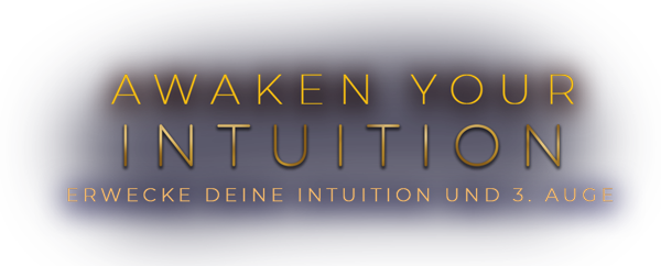 Intuitionskurs "Awaken your Intuition" Logo mit Schatten
