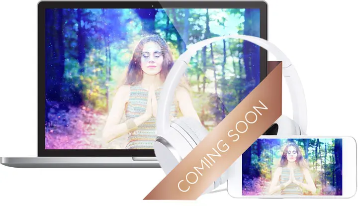 Multidevice-Mockup der Meditation "Divine Manifestation" - coming soon