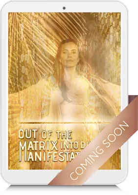 Tablet-Coming-soon-Mockup des Online Intuitions Programms "Out of the Matrix"